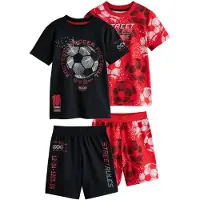Next Nachtkledij rood / zwart / wit