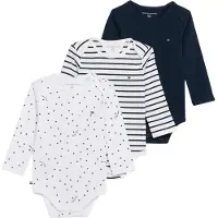 Tommy Hilfiger Rompertje/body 'Essential' navy / wit
