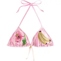 Next Bikinitop geel / groen / pink / rosa
