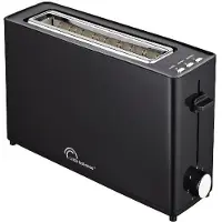 Little Balance Happy Toast Schwarz broodrooster, 900W, 1 gleuf, met thermostaat -