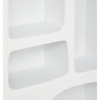 Atmosphera Wandplank Rivi - Wit - 45 x 65 cm