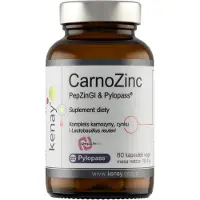 Kenay CarnoZinc met PepZinGI &amp; Pylopass – 60 Capsules