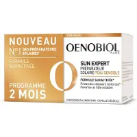 Oenobiol Sun Expert Zonpreparaat Voor de Gevoelige Huid 2 x 30 Capsules Pakje