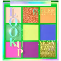 Eveline Cosmetics Look Up palette van 9 oogschaduw Neon Lime 10.8g