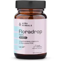 Aura Herbals Floradrop Femi, Probiotyk (20 capsules) 5902479614915