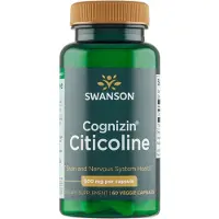 Swanson Health , Cognizin Citicoline, 500 mg, 60 Veggie Capsules