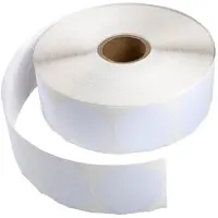 123inkt markeringspunten Ø 50 mm wit (1.000 etiketten op rol)
