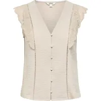 ONLY Blouse 'ONLMETTE' lichtbeige