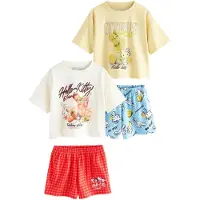 Next Nachtkledij 'Hello Kitty' lichtblauw / geel / rood / wit