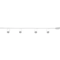Eglo Easy Track Starterset Wit 4x Spot Tube Gu10 2m