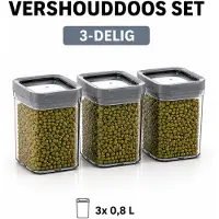 Curver - 3X Vershouddoos - 0,8 L - 12 x 12 x 10 cm