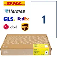 Avery-Zweckform 8027-300 Verzendetiketten 210 x 297 mm Papier Wit 300 stuk(s) Permanent (sterk hechtend) Inkjet, Laser (zwart/wit), Laser (kleur)