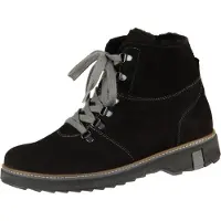 Waldlaufer Boots 'Stiefel Damen 911802 302 001 Echtleder in schwarz' zwart