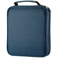 Markenlos Etui met 120 vakken, extra groot, meerlagen schooltas voor leerlingen, potlodenhouder, etui, pennenetui (blauw)