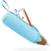 Markenlos Tiptoi pennenetui, etui voor de Edurino starterset Mika First, verzameletui voor Tiptoi pennen, blauw