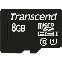 Transcend Premium microSDHC-kaart Industrial 8 GB Class 10, UHS-I Incl. SD-adapter