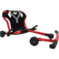 EZYROLLER Pro X skelter - Waveroller van 10 tot 17+ jaar - Vanaf 135 cm en tot 80 kg - Verstelbare driewieler - Rood