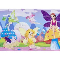 Grafix kinderpuzzel thema Feeën - legpuzzel - 35 puzzelstukjes | afmeting: 46 CM x 32 CM