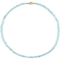 Cavill - Zilveren Halsketting met Hemelsblauwe Topaas 0.68 ct - 925 Sterling Zilver - Elegante Parelvormige Edelsteen - Dames Sieraad