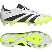 Adidas Heren Predator League MG Multi Ground Voetbalschoenen Cloud White/Core Black/Lucid Lemon