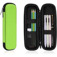 Markenlos Robuust etui van EVA-materiaal, schokbestendig, geschikt voor kantoor of school (groen, klein)