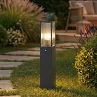 LINDBY Buitenverlichting , Peldar, dimbare, Zwart, Terras, Aluminium, Modern