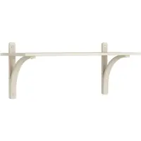 Swedese Levi plankrek 1 plank Wit gepigmenteerd essen-aluminium, 90 cm