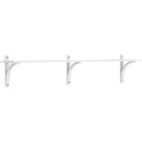 Swedese Levi plankrek 1 plank Witgebleekt esdoorn-messing, 180 cm