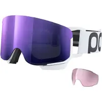 POC - Skibrillen - Nexal Mid Hydrogen White/Partly Sunny Purple voor Unisex - Wit