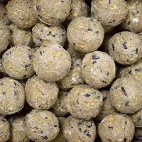 KLASEBO 200x Mezenbollen met Insecten 90 g Zonder Net 100% Natuurlijk Vogelvoer