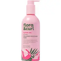 Flora & Curl Hydrate Me. Masker Rose Water Molasses Moisture Mask 300 ml | Voor Krullend Haar