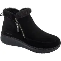SKECHERS 168108 Wilshire Blvd - Fresh Enkellaarzen | Maat 37.5 Dames Zwart