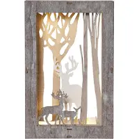 Star Trading LED sfeerlamp Fauna, rechthoekig, hoogte 28 cm