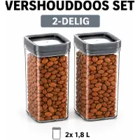 Curver - 2x Vershouddoos 1,8L – 12 x 12 x 20 cm