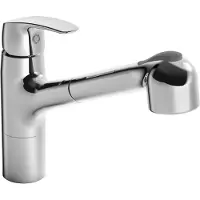 Hansa wastafel mengkraan Hansa Pinto New chroom met uittrekbare handdouche