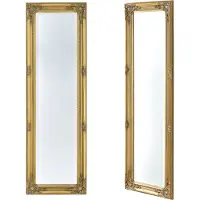 En.casa Wandspiegel Livorno met barok lijst 132x42x3,5 cm goud