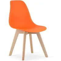 Leobert KITO Eetkamerstoel – Groen Kunststof – Naturelkleurige Kunststof Poten – Moderne Kuipstoel – Modern Design – Voor Eettafel, Keuken en Eetkamer
