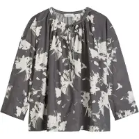 Marc O'Polo Blouse donkergrijs / wit