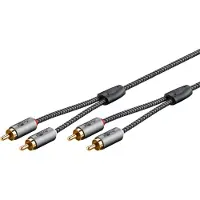Goobay Plus Tulp stereo kabel | 1 meter
