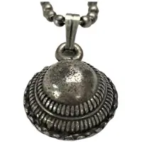 Zeeuws Meisje - Zeeuwse knop hanger bolhoed met bolletjesketting