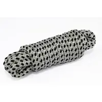 Hollex Landvast met polyester mantel en PP kern - wit/zwart