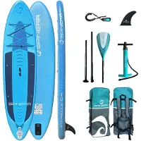 Spinera Lets Paddle 10.4 SUP Board – Opblaasbaar Paddleboard – Compleet Set – Teal – 315x80x15 cm