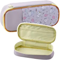 Leantoys Schooletui Bunnies Paars 24 cm - Ruim en functioneel