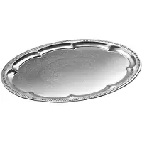 Aps Serveerschaal - Metaal - 46 x 34cm - Ovaal - Vaatwasserbestendig - Breukvast - Stapelbaar