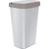 Prosperplast Keden - Afvalbak 45L - Prullenbak - essen met lichtbruin frame