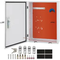 Vevor Tesla laadstationbox 70x50x25cm buitenkabelbox oplaadbox kabelorganizer IP32 waterdicht stofdicht cool roll staal elektrische behuizing voor Tesla-wandconnector