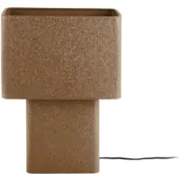 Leitmotiv Boaz Recto Large LED Tafellamp | 1x E27 25W | Mocha brown