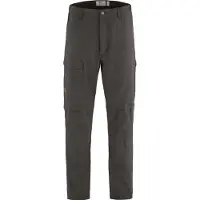 Fjall Raven Broek Men Travellers MT Zip-off Trousers Dark Grey-Maat 48