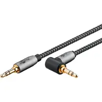 Goobay Plus 3,5mm Jack kabel | haaks | 3 meter