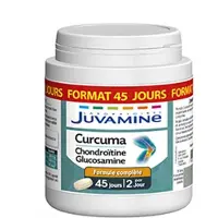 Juvamine Kurkuma Chondroïtine Glucosamine 90 Tabletten